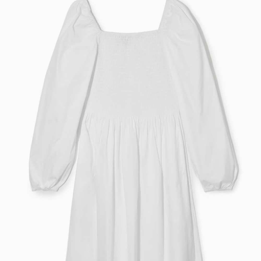 COS Textured White Dress